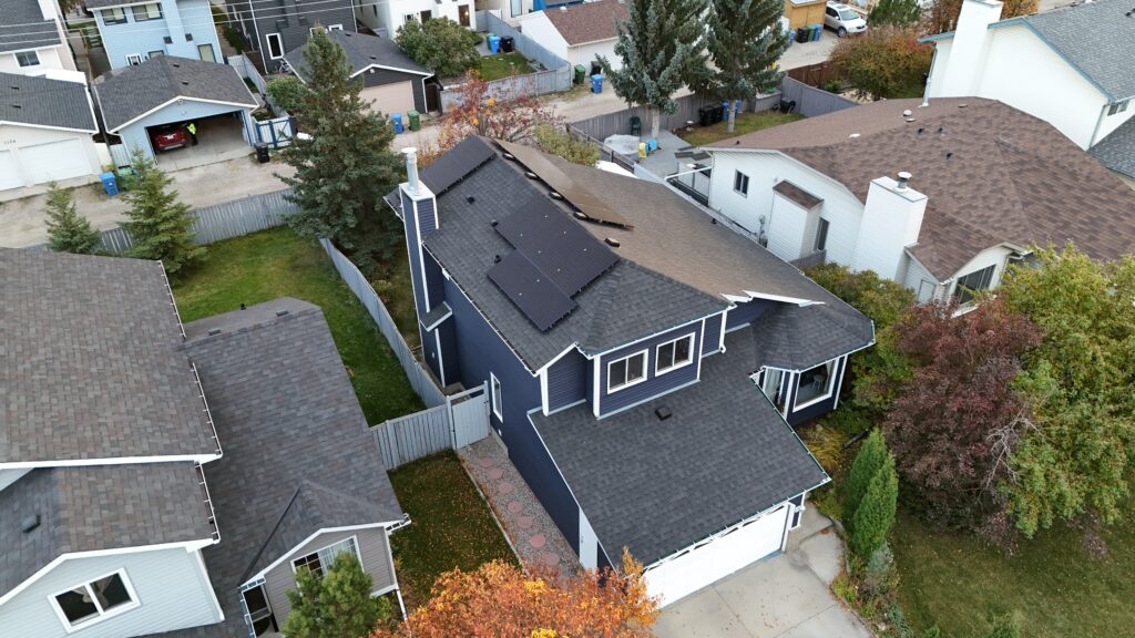 Edmonton solar installation