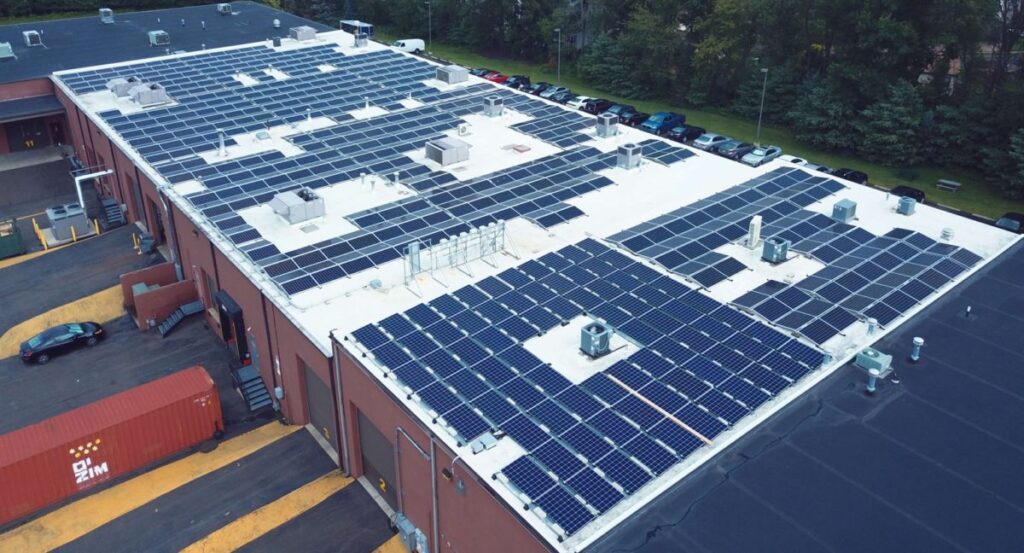 commercial solar installation