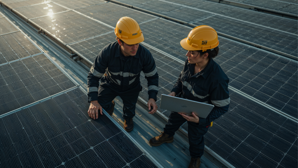 solar panel installation for schools